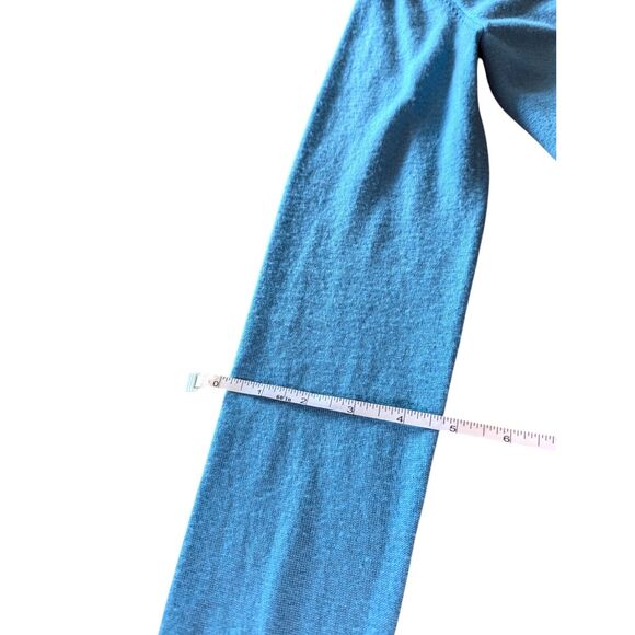 Rare Discontinued 2010s Tory Burch Sz S Teal Cardigan Style 30143142 Merino Wool - Picture 5 of 11